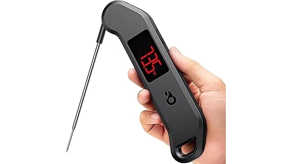 The image shows a selection of premium meat thermometers, highlighting best-selling models for cooking.