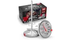 The image shows a set of top-rated leave-in meat thermometers for cooking and grilling.
